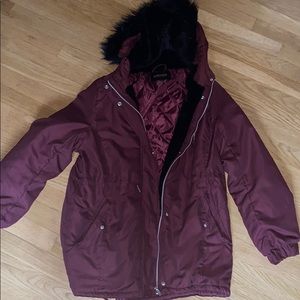 Burgundy Coat